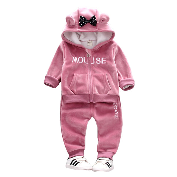 Warm Baby Girls Clothing Set