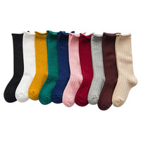 Solid Kids Long Socks