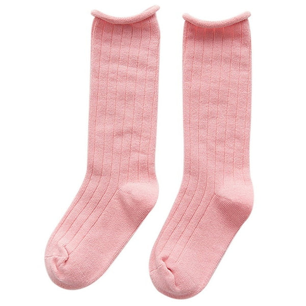 Solid Kids Long Socks