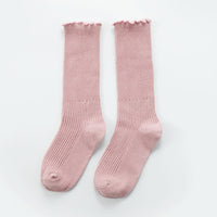 Solid Kids Long Socks