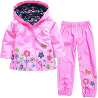 Girls Clothing Raincoat Sets