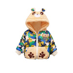 Cartoon Bear Baby Boys Jacket