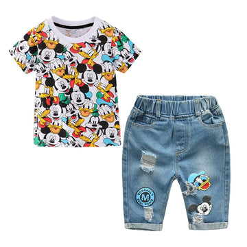 T Shirt Jeans Clothes Sets