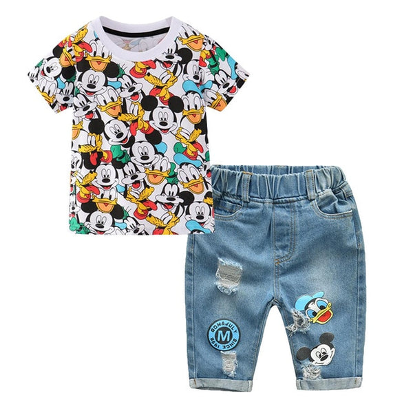 T Shirt Jeans Clothes Sets